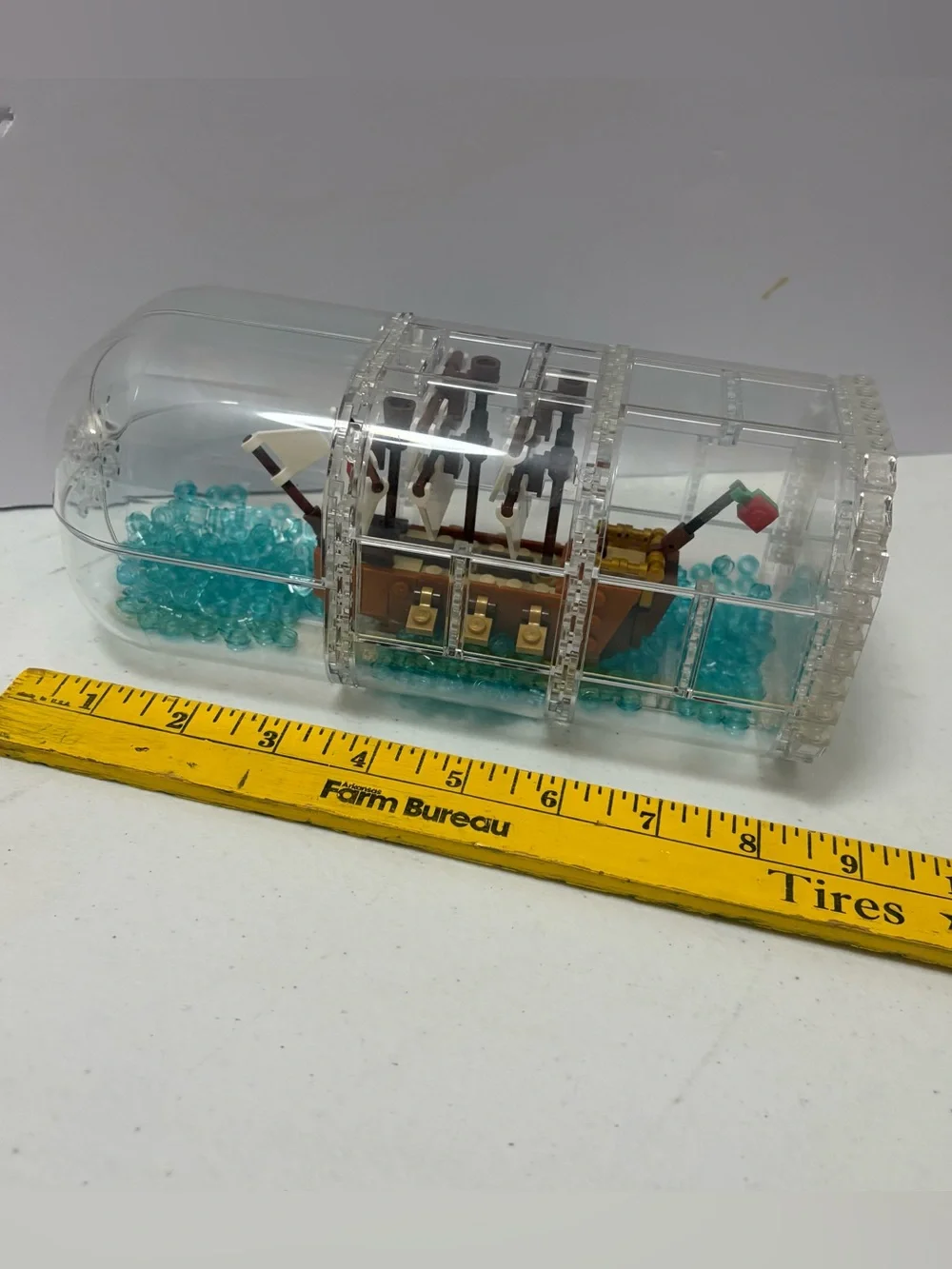 LEGO Ideas Ship in a Bottle Complete Set Plastic Building Model INCOMPLETE